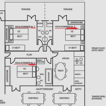 Daisy Mit Pool,parking,terrassen , Garten, Grill
